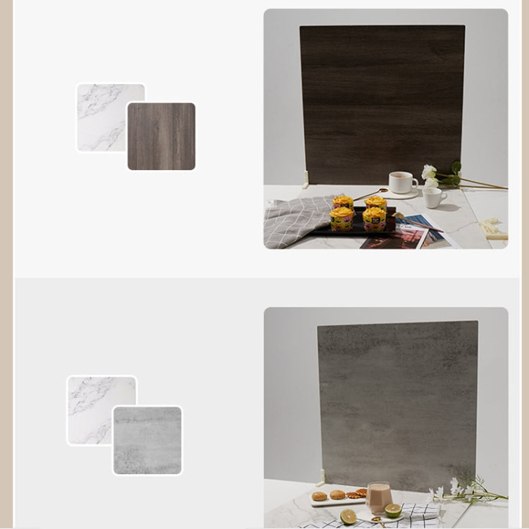 2pcs 40cm Double-Sided Background Board + 7pcs Backdrop Paper Photography Props Set, Spec: Set 1 - Solid Color by PMC TechLife | Online Shopping South Africa | PMC TechLife | Buy Now Pay Later Mobicred