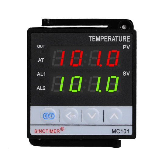 SINOTIMER MC101 Universal Input Short Case PID Intelligent Temperature Controller Meter Heating Cooling Relay SSR Solid State Output - Thermostat & Thermometer by SINOTIMER | Online Shopping South Africa | PMC Jewellery | Buy Now Pay Later Mobicred