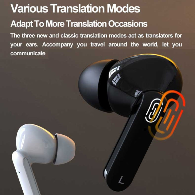 Hishell Y113 Smart Voice Translator Earphone Wireless Earbuds Real Time Instant Online 40 Languages Translate Earphone(White) -  by Hishell | Online Shopping South Africa | PMC Jewellery | Buy Now Pay Later Mobicred