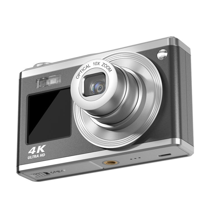 4K HD Optical Zoom Digital Camera 60MP Dual Screen Selfie Camera, No Memory(Black) - Video Cameras by PMC TechLife | Online Shopping South Africa | PMC TechLife | Buy Now Pay Later Mobicred