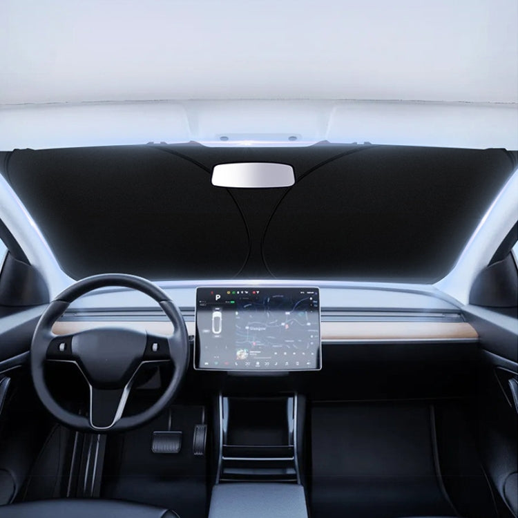 Car Front Windshield Heat Insulation Sun Protection Visor, Specification: Large Front Baffle + 2 Side Baffles - Window Foils & Solar Protection by PMC TechLife | Online Shopping South Africa | PMC TechLife | Buy Now Pay Later Mobicred