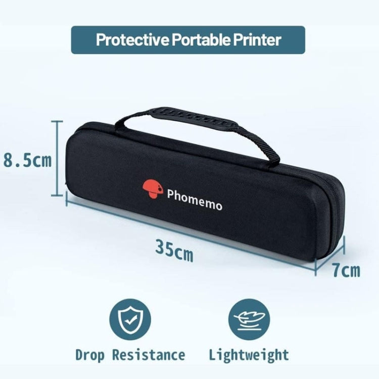 Phomemo Portable Storage Bag For M08F / P831 Printer(Gray) - Printer Accessories by Phomemo | Online Shopping South Africa | PMC Jewellery | Buy Now Pay Later Mobicred