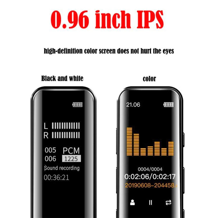 G1 0.96-Inch IPS Color Screen HD Smart Mini Noise Reduction Timer Recorder, Capacity: 8GB - Recording Pen by PMC Jewellery | Online Shopping South Africa | PMC Jewellery | Buy Now Pay Later Mobicred