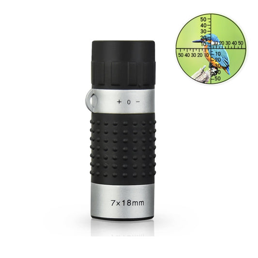 7 x 18 Mini Monoculars Telescope for Hunting Golf Hiking Bird Watching, Spec: Crosshairs - Monocular Binoculars by PMC Jewellery | Online Shopping South Africa | PMC Jewellery | Buy Now Pay Later Mobicred