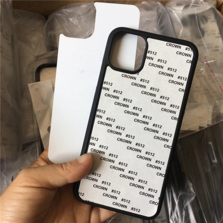 For iPhone 15 Pro 10PCS 2D Blank Sublimation Phone Case(Black) - iPhone 15 Pro Cases by PMC TechLife | Online Shopping South Africa | PMC TechLife