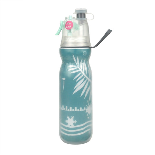 470ml Summer Outdoor Sports Training Spray Cooling Water Cup, Color: Green Leaves 3-layers - Kettles by PMC Jewellery | Online Shopping South Africa | PMC Jewellery | Buy Now Pay Later Mobicred