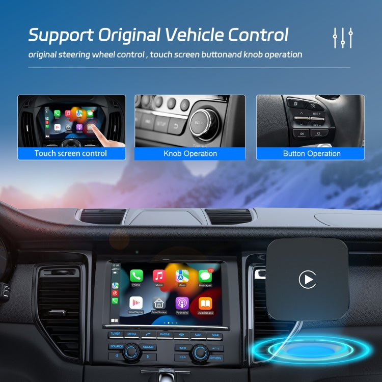 Universal Original Car Wired Cable Carplay To Wireless Carplay Box(Standard) - Car MP3 & MP4 & MP5 by PMC TechLife | Online Shopping South Africa | PMC TechLife | Buy Now Pay Later Mobicred