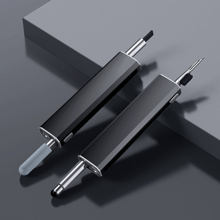 Headphone Keyboard Cleaning Kit with Capacitive Touch Pen(Black) - Other Accessories by PMC TechLife | Online Shopping South Africa | PMC TechLife | Buy Now Pay Later Mobicred