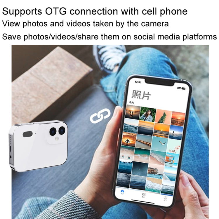 D6 CCD HD Digital Camera Movie Music Smart Camera Touch Screen Student Card Video Recorder, Excluding Memory(Black) - Video Cameras by PMC TechLife | Online Shopping South Africa | PMC TechLife | Buy Now Pay Later Mobicred