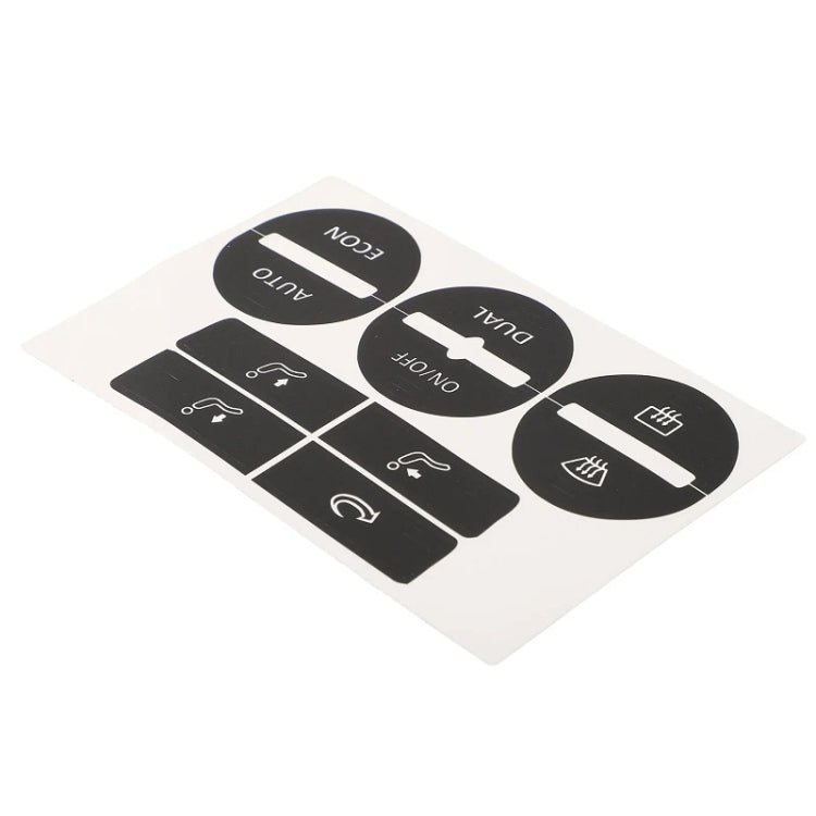 For Volkswagen GOLF MK5/Passat Air Conditioning Central Control Button Repair Patch - Decorative Sticker by PMC TechLife | Online Shopping South Africa | PMC TechLife