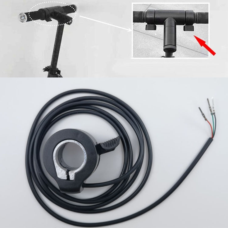 Universal Electrical Scooter Throttle Thumb Accelerator Hall Sensor Acceleration Thumb Dial(Black) - Accessories & Parts by PMc TechLife | Online Shopping South Africa | PMc TechLife | Buy Now Pay Later Mobicred