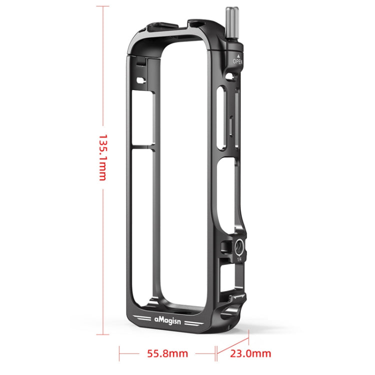 For Insta360 X4 aMagisn Metal Protective Housing Frame Quick Release Version - free shipping - PMC TechLife - Order now!