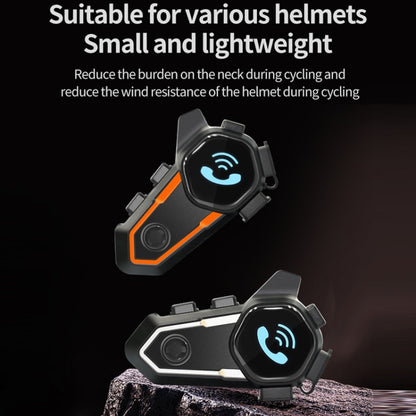 Motorcycle Noise Reduction Waterproof Helmet Cycling Bluetooth Headphones - Motorcycle Walkie Talkie by PMC Jewellery | Online Shopping South Africa | PMC Jewellery | Buy Now Pay Later Mobicred