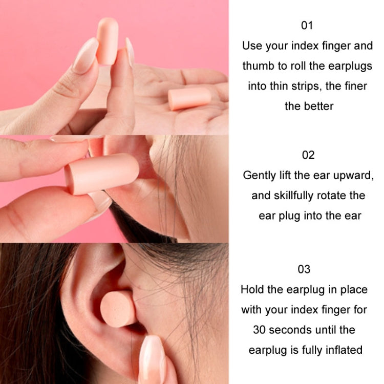 60pcs /Box Memory Foam Earplugs Student Dormitory Sleeping Noise Reduction Soundproof Earplugs(Mixed Colors) - free shipping - PMC TechLife - Order now!