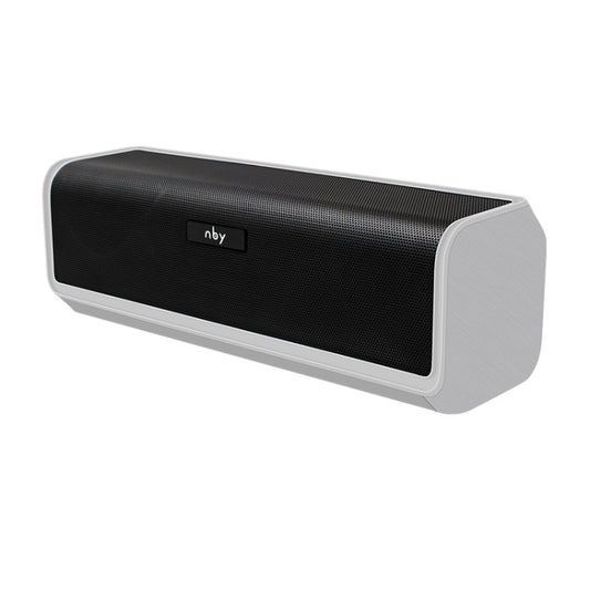 NBY 6690 TWS Couplet FM Multifunctional Desktop Plug-in Card Bluetooth Speaker(Silver) - Desktop Speaker by NBY | Online Shopping South Africa | PMC Jewellery | Buy Now Pay Later Mobicred