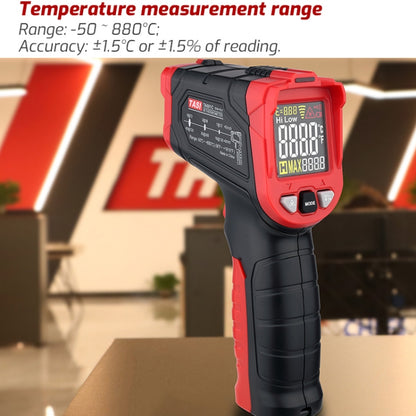 TASI TA601C -50-880 Degrees Celsius Infrared Thermometer Electronic Color Screen Thermometer - Thermostat & Thermometer by TASI | Online Shopping South Africa | PMC Jewellery | Buy Now Pay Later Mobicred