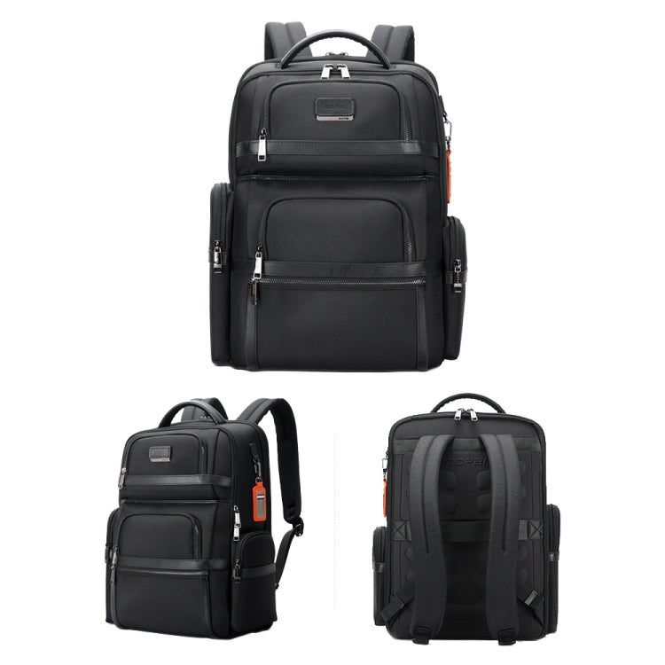 Bopai 61-121601 Large Capacity Waterproof Business Laptop Backpack With USB+Type-C Port(Black) - Backpack by Bopai | Online Shopping South Africa | PMC Jewellery | Buy Now Pay Later Mobicred