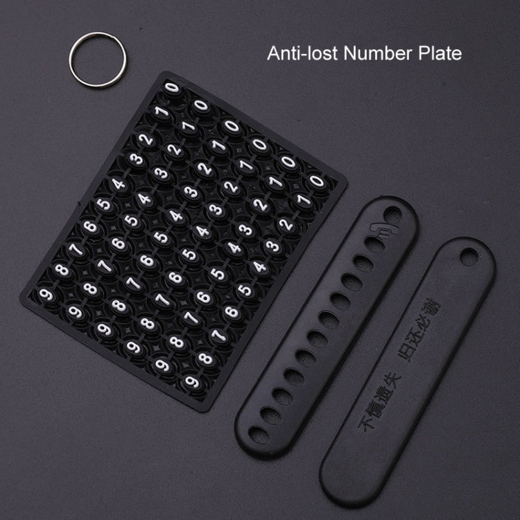For Kia Car Key Cover Multifunctional Keychain Anti-lost Number Plate, Style: E - free shipping - PMC TechLife - Order now!