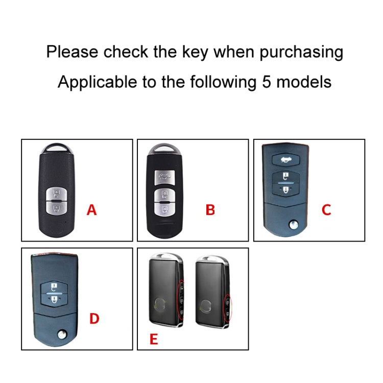 For Mazda Car Key Mover Multifunctional Keychain Anti-lost Number Plate(A) - Car Key Cases by PMC TechLife | Online Shopping South Africa | PMC TechLife | Buy Now Pay Later Mobicred