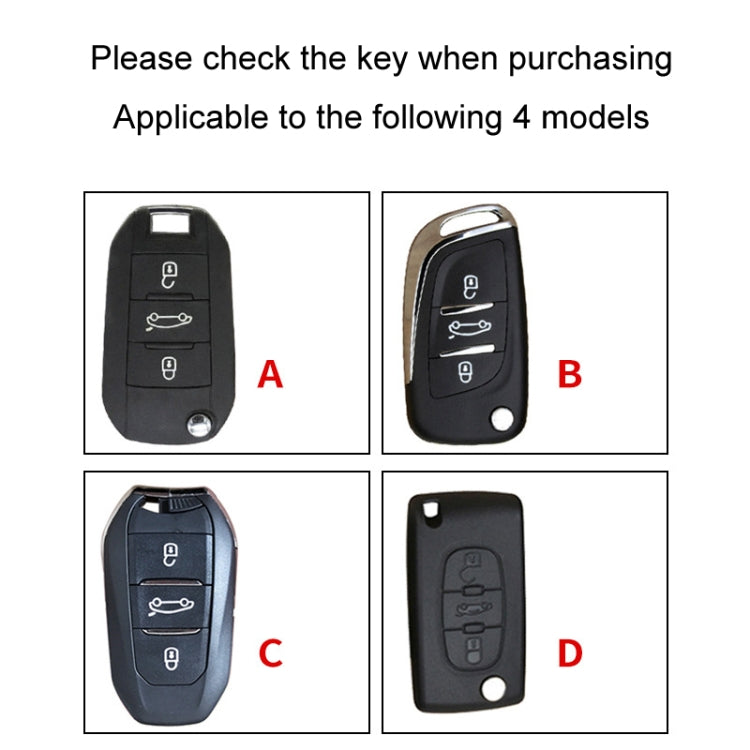For Citroen Car Key Cover Multifunctional Keychain Anti-lost Number Plate(B) - free shipping - PMC TechLife - Order now!