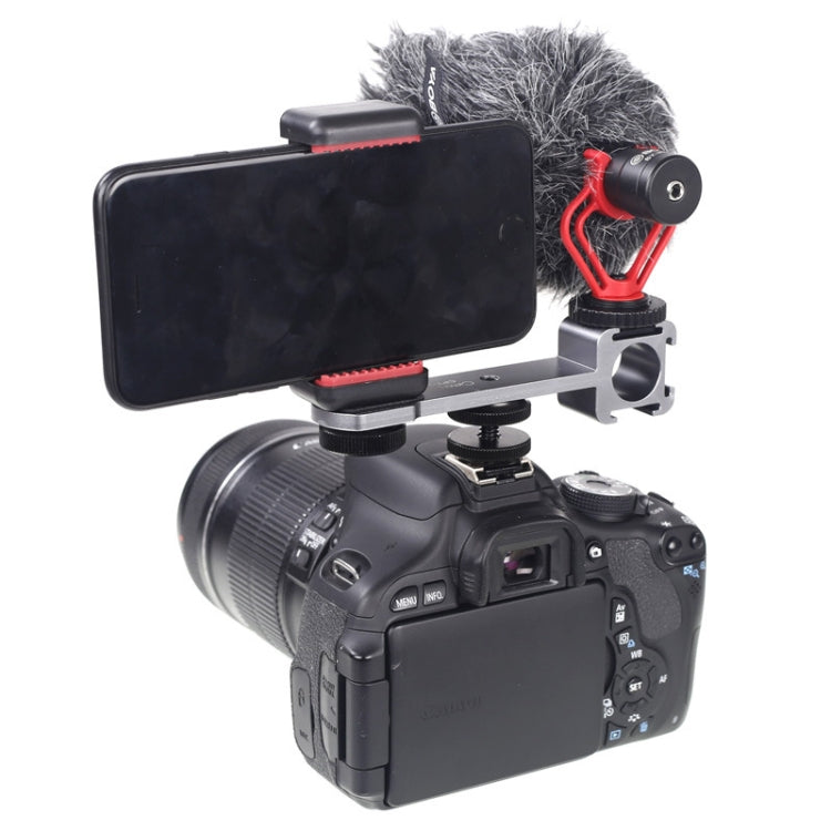 Cimapro CPT-3 Three-headed Hot Boot Bracket Adapter Mount LED Mic On Gimbal - free shipping - PMC TechLife - Order now!