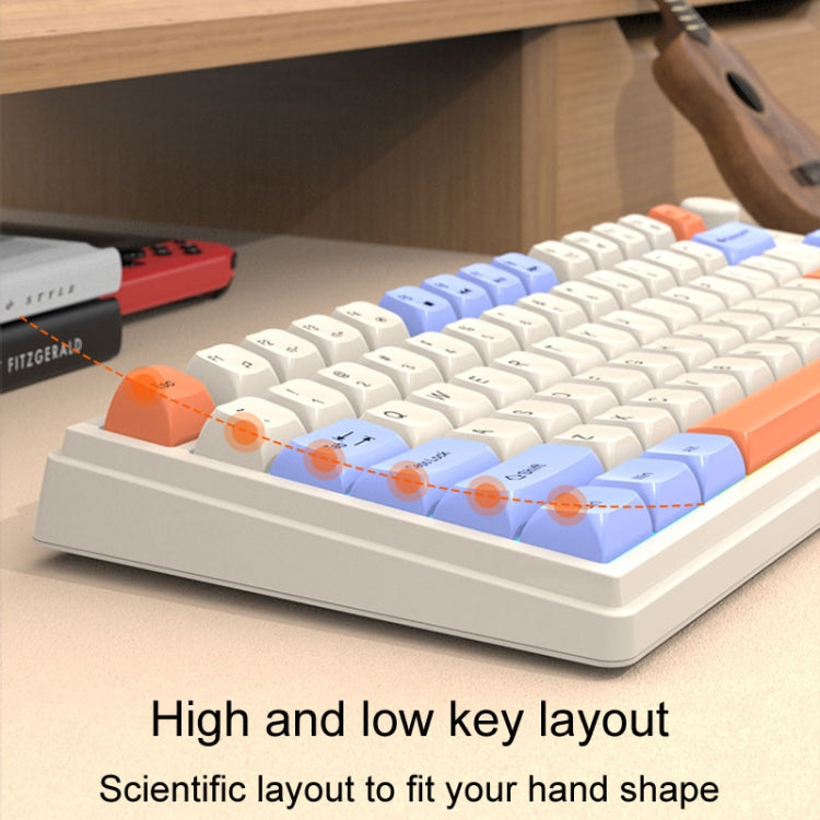 XUNSVFOX K81 Laptop Gaming Office Wired Illuminated Keyboard(Shimmer) - Wired Keyboard by XUNSVFOX | Online Shopping South Africa | PMC Jewellery | Buy Now Pay Later Mobicred