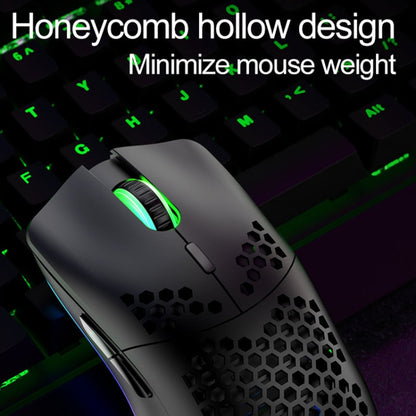 XUNSVFOX XYH80 Hollow Hole Rechargeable Wireless Gaming Mouse RGB Light Computer Office Mouse(Black) - Wireless Mice by XUNSVFOX | Online Shopping South Africa | PMC Jewellery | Buy Now Pay Later Mobicred