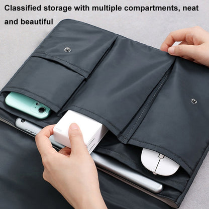 Multi-layer Waterproof and Shock-absorbing Laptop Sleeve Laptop Storage Bag, Size: 15 inch(White) - 15 inch by PMC Jewellery | Online Shopping South Africa | PMC Jewellery | Buy Now Pay Later Mobicred