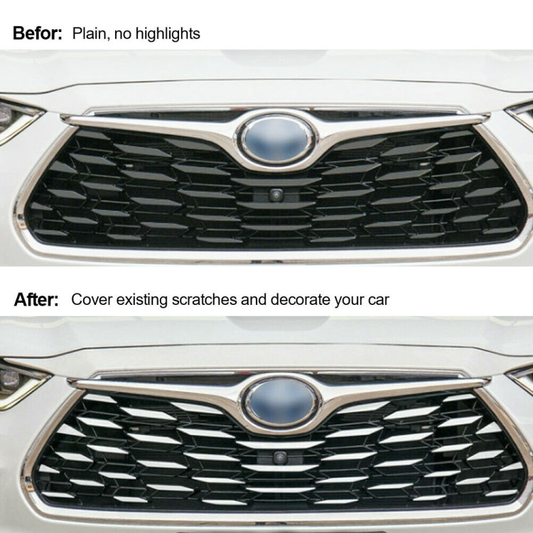 For Toyota Highlander 2020-2022 Front Grille Starry Sticker Decoration - Front Grille Decoration Strip by PMC TechLife | Online Shopping South Africa | PMC TechLife | Buy Now Pay Later Mobicred