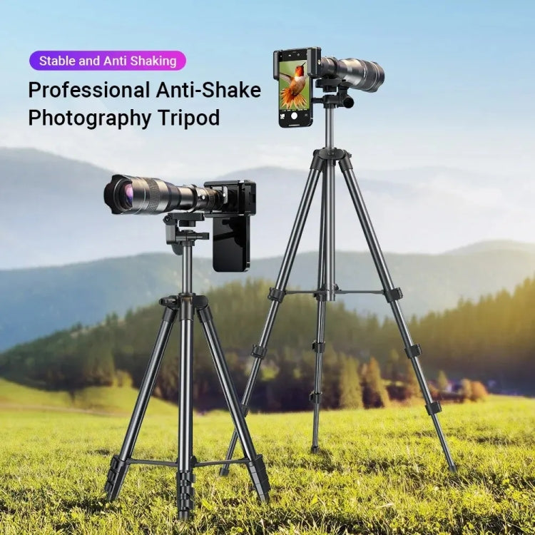 APEXEL 60X Smartphone Telescope Lens With Extendable Tripod Set - Telescope & Microscope by APEXEL | Online Shopping South Africa | PMC Jewellery | Buy Now Pay Later Mobicred