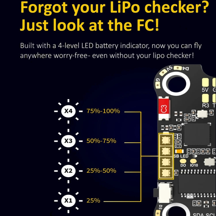 SpeedyBee F405 V3 50A Stack 3-6S Lipo Barometer For RC Drone - Flight Controller by PMC Jewellery | Online Shopping South Africa | PMC Jewellery | Buy Now Pay Later Mobicred