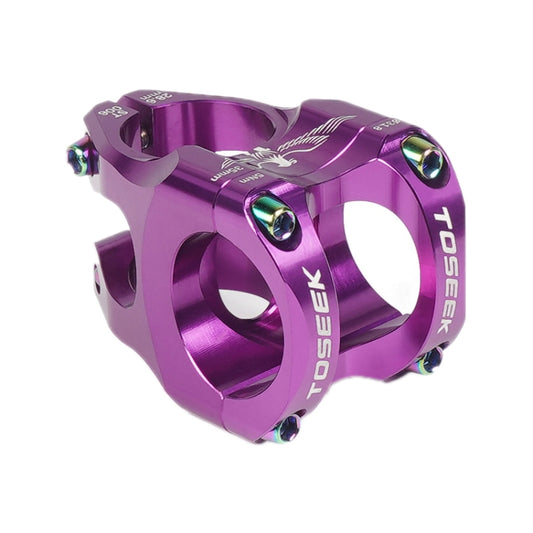 TOSEEK 35mm Aluminum Alloy Stem Bicycle Modification Accessories, Color: Purple - Bicycle Grips by TOSEEK | Online Shopping South Africa | PMC Jewellery | Buy Now Pay Later Mobicred