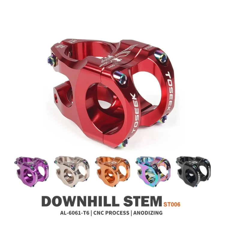 TOSEEK 35mm Aluminum Alloy Stem Bicycle Modification Accessories, Color: Red - Bicycle Grips by TOSEEK | Online Shopping South Africa | PMC TechLife | Buy Now Pay Later Mobicred