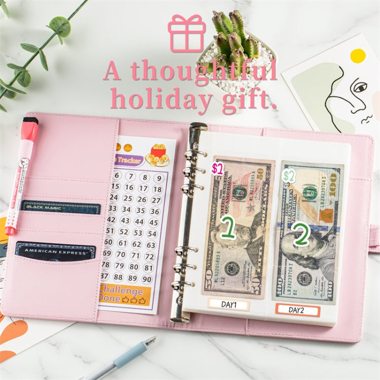 25sheets /Set A5 6 Holes Save Money Challenge Envelopes Replacement Inner Page, Spec: Double-grid - Notebooks by PMc TechLife | Online Shopping South Africa | PMc TechLife | Buy Now Pay Later Mobicred