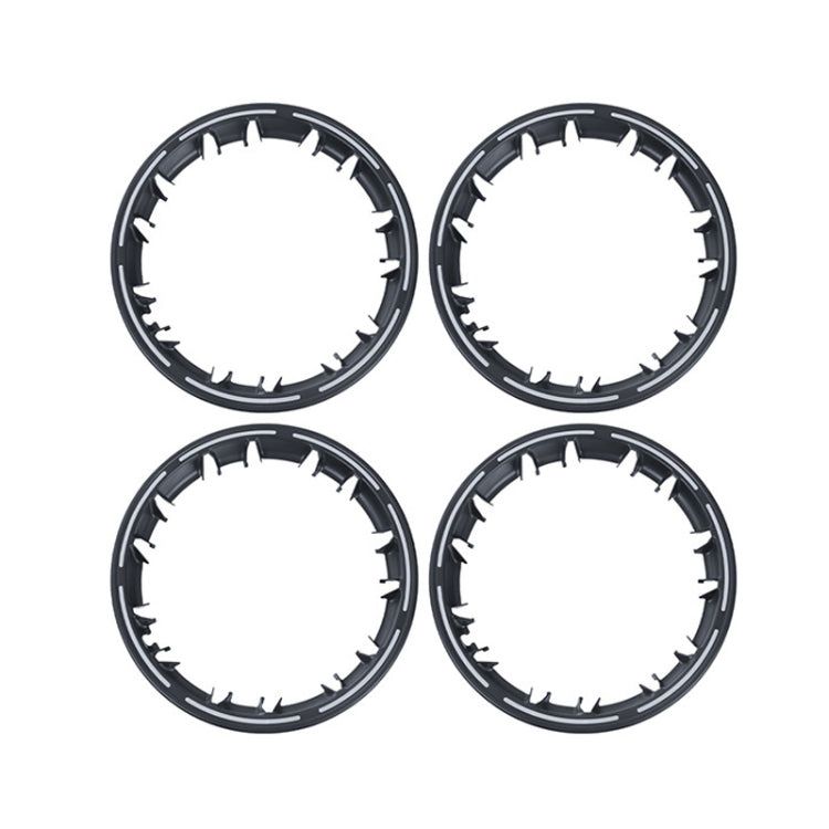 For 2024 Tesla Model 3 Half Hemming Luminous Hubcaps(4pcs/ Set) - Wheels Tires & Parts by PMC TechLife | Online Shopping South Africa | PMC TechLife | Buy Now Pay Later Mobicred