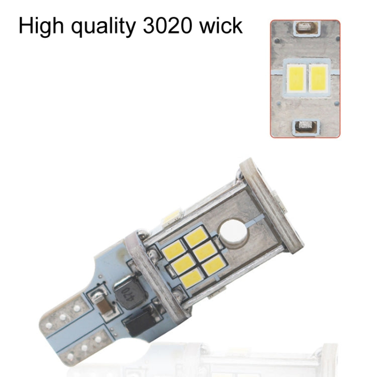 2pcs Automotive LED Reversing Lights Decode Induction Wide Voltage Brake Lights(White) - Brake Lights by PMC TechLife | Online Shopping South Africa | PMC TechLife | Buy Now Pay Later Mobicred