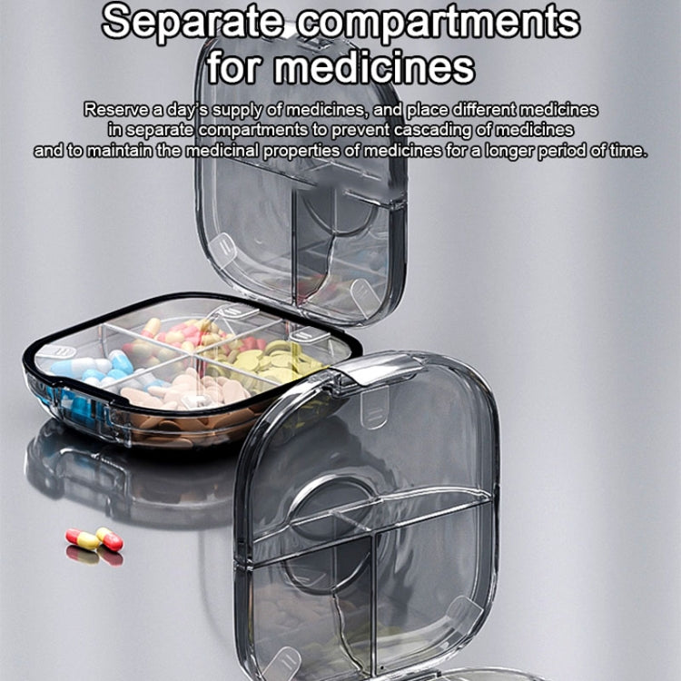 Multi-functional Portable Mini Pill Dispenser Organizer(Transparent Green) - free shipping - PMC TechLife - Order now!