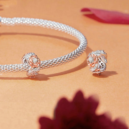 S925 Sterling Silver Rose Bracelet DIY Beaded Accessories(BSC1010) - Jewelry Accessories by PMC Jewellery | Online Shopping South Africa | PMC Jewellery | Buy Now Pay Later Mobicred