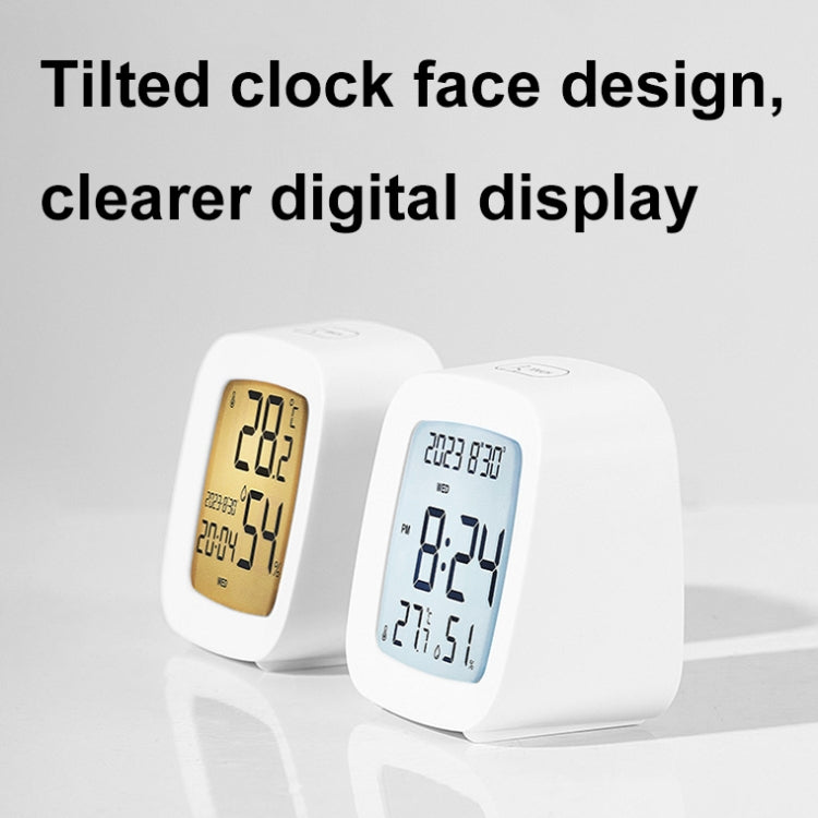 Multifunctional Temperature and Humidity LCD Clock Home Bedside Alarm Clock(2205 Black) - Alarm Clocks by PMc TechLife | Online Shopping South Africa | PMc TechLife | Buy Now Pay Later Mobicred