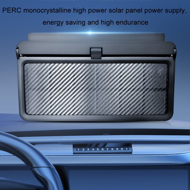 Solar Car Exhaust Fan Air Circulation Cooling Ventilation Fan(Black Blue) - Heating & Fans by PMC TechLife | Online Shopping South Africa | PMC TechLife | Buy Now Pay Later Mobicred