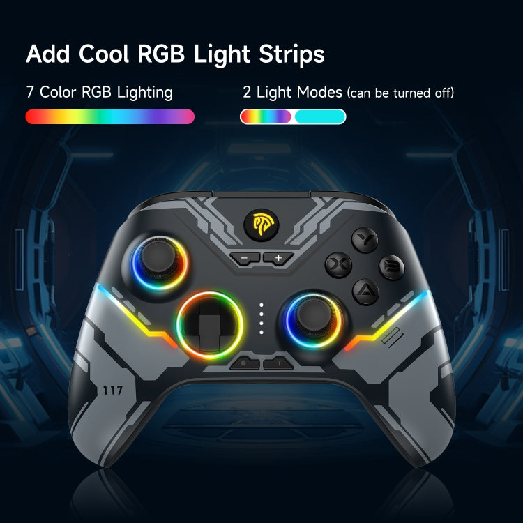 EasySMX X15 Hall Joystick Trigger RGB Wireless Gamepad(Mech) - Gamepads by EasySMX | Online Shopping South Africa | PMC Jewellery | Buy Now Pay Later Mobicred