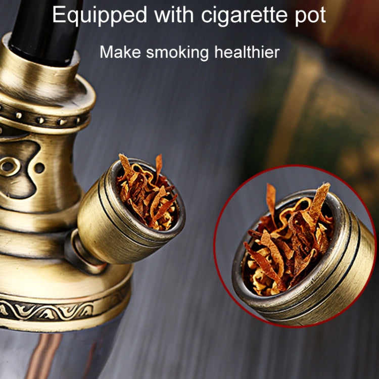 HENGDA HD-806 Dual Purpose Multifunctional Filtered Hookah With Long Hose(Gold) - Hookah Accessories by HENGDA | Online Shopping South Africa | PMC TechLife | Buy Now Pay Later Mobicred