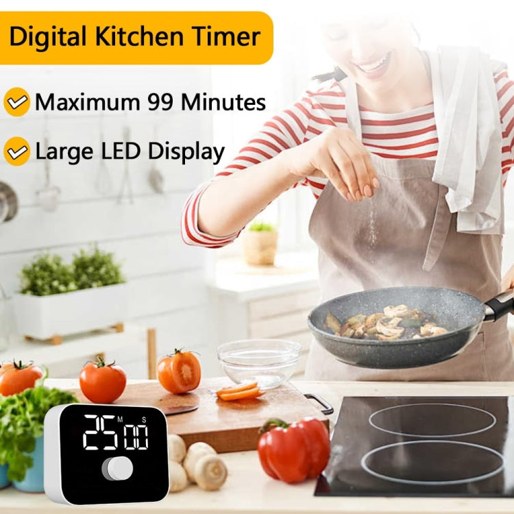 YS LED Rotating Timer IlSent Kitchen Time Manager(White) - free shipping - PMc TechLife - Order now!
