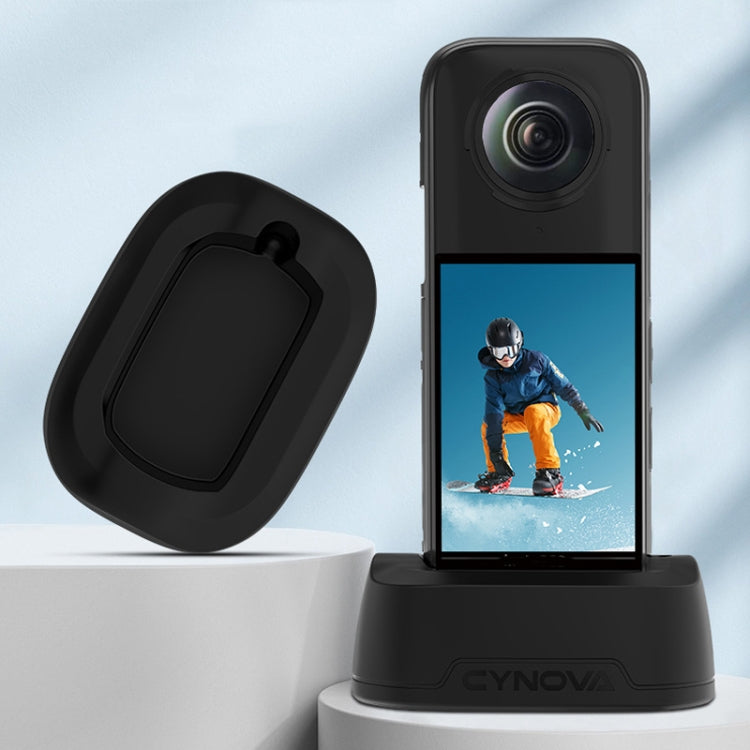 For Insta360 X4 CYNOVA Silicone Base Upright Holder Desktop Support Stand - free shipping - PMC TechLife - Order now!
