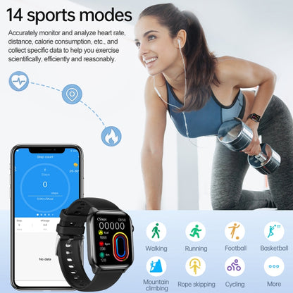 T12Pro 1.85-inch IP67 Waterproof Sports Health Monitoring Bluetooth Call Smart Watch(Black) - Smart Watches by PMC Jewellery | Online Shopping South Africa | PMC Jewellery | Buy Now Pay Later Mobicred