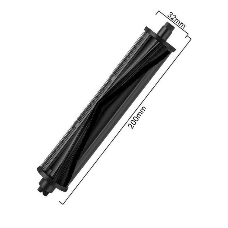 For Dreame X30 / S10PU Vacuum Cleaner Anti-Tangle Roller Brush 1st Generation Black - For Xiaomi Accessories by PMC TechLife | Online Shopping South Africa | PMC TechLife | Buy Now Pay Later Mobicred