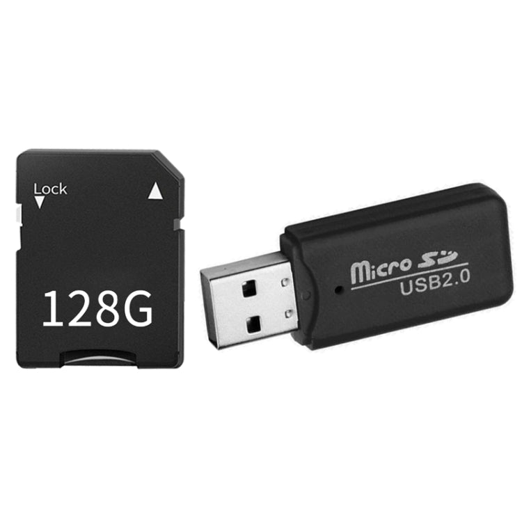 CCD Digital Camera Memory Card + Card Reader(128G) -  by PMC Jewellery | Online Shopping South Africa | PMC Jewellery | Buy Now Pay Later Mobicred