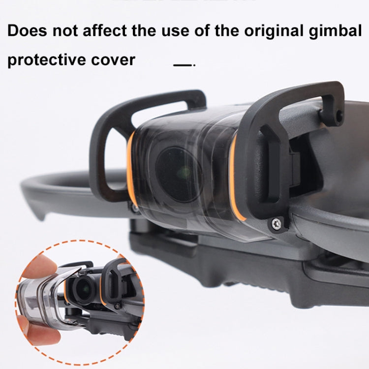 For DJI Avata 2 CQT Aluminum Alloy Drone Gimbal Lens Anti-collision Bumper(Orange) -  by CQT | Online Shopping South Africa | PMC Jewellery | Buy Now Pay Later Mobicred