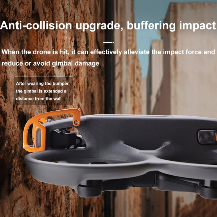 For DJI Avata 2 CQT Aluminum Alloy Drone Gimbal Lens Anti-collision Bumper(Orange) -  by CQT | Online Shopping South Africa | PMC Jewellery | Buy Now Pay Later Mobicred