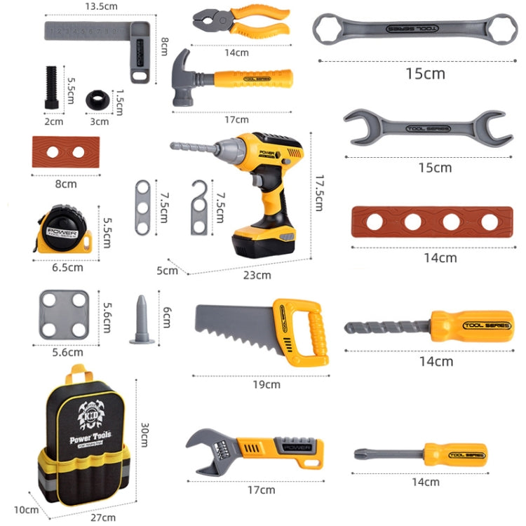 28pcs / Set Children Toolbox Toy Set Pretend Role Playing Simulation Repair Tools, Model: T012A - Pretend Play Toys by PMC Jewellery | Online Shopping South Africa | PMC Jewellery | Buy Now Pay Later Mobicred